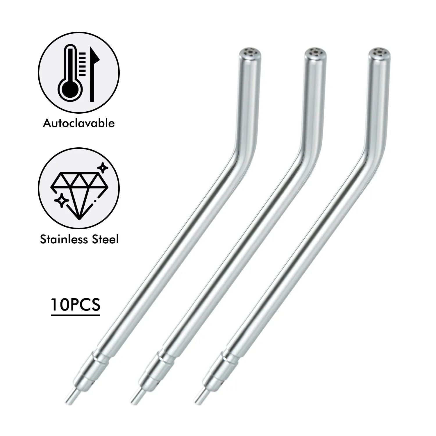 10pcs 3 Way Dental Air Water Syringe Spray Nozzles