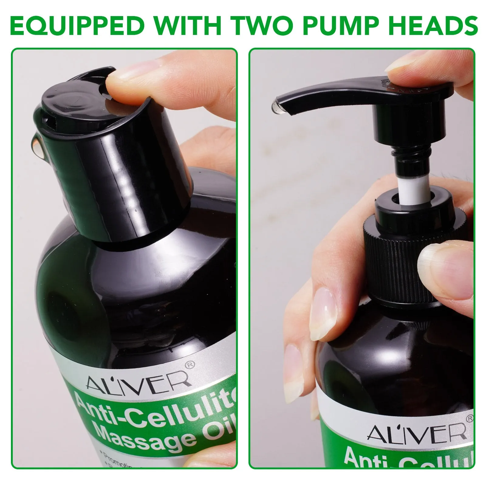 Aliver Anti-Cellulite Massage Oil - 250ml e 8.46 fl.oz