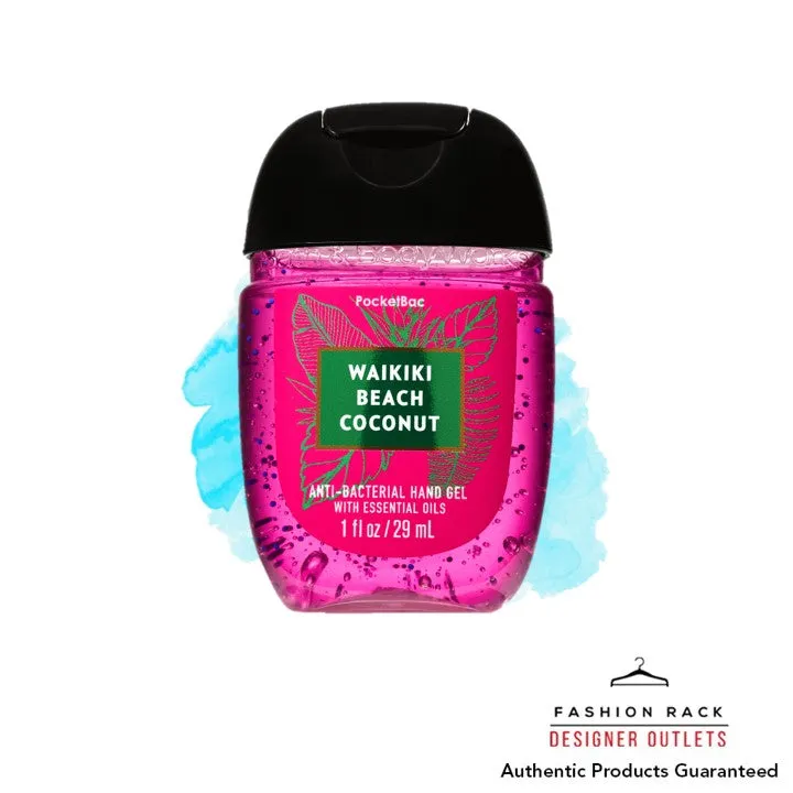 Bath & Body Works Waikiki Beach Coconut Pocketbac Hand Sanitizer 29Ml