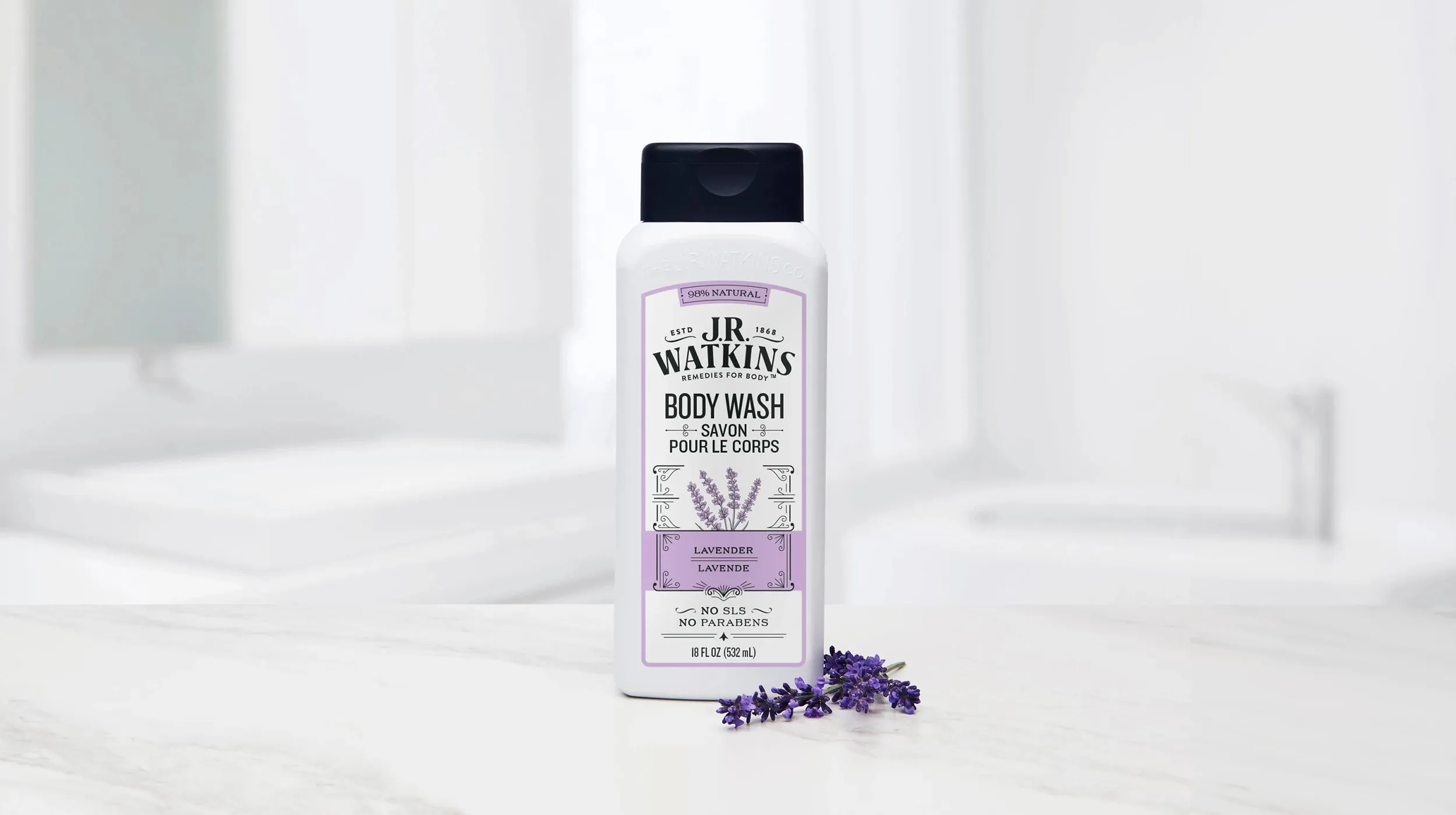 Body Wash Lavender 18floz