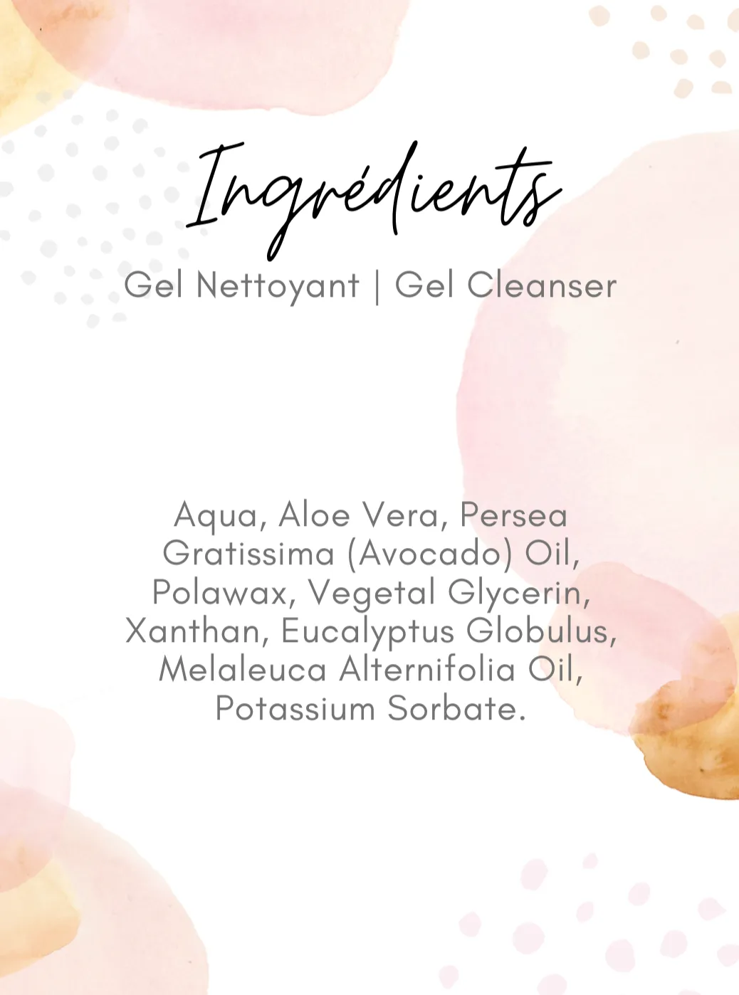 Cleansing Gel