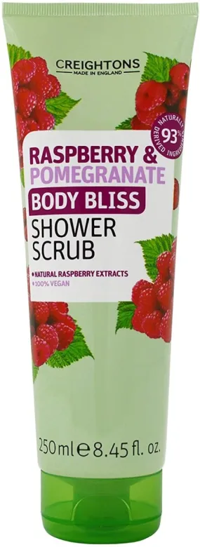 Creightons Raspberry & Pomegranate Body Bliss Shower Scrub 250ml