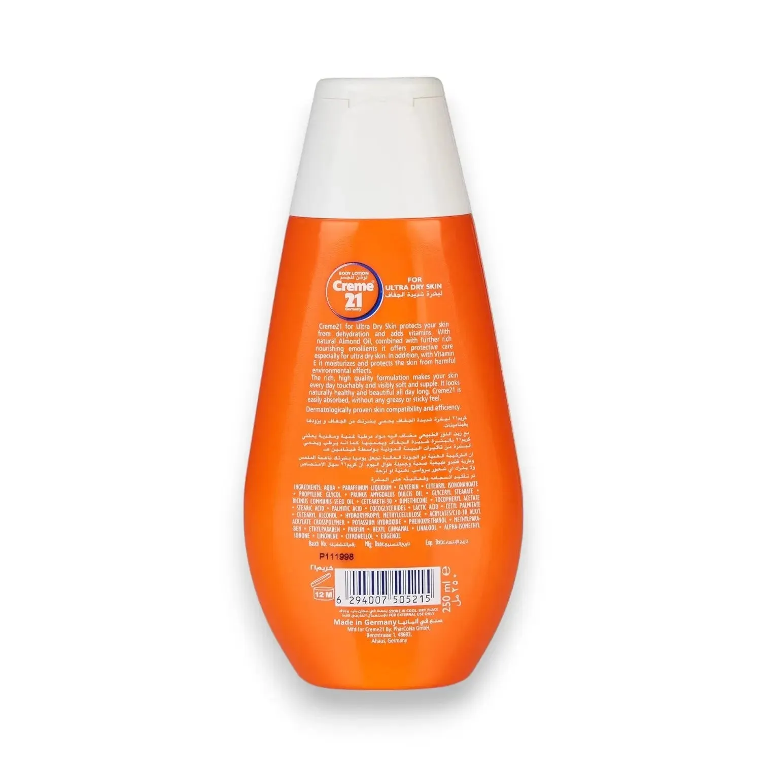 Creme 21 Ultra Dry Skin Body Lotion,  250ml