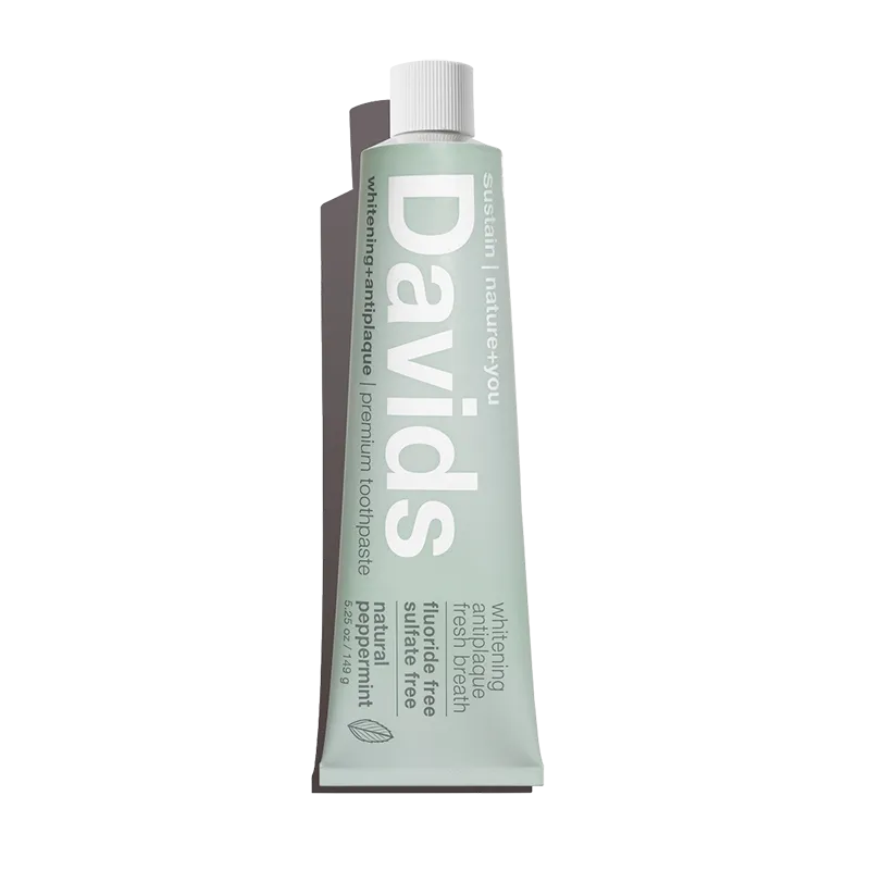 Davids Premium Toothpaste in Peppermint