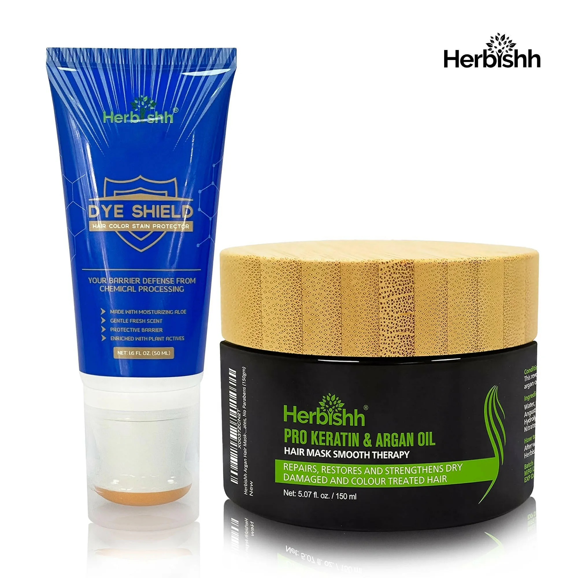 Dye defender   Pro Keratin Hair Mask - Herbishh