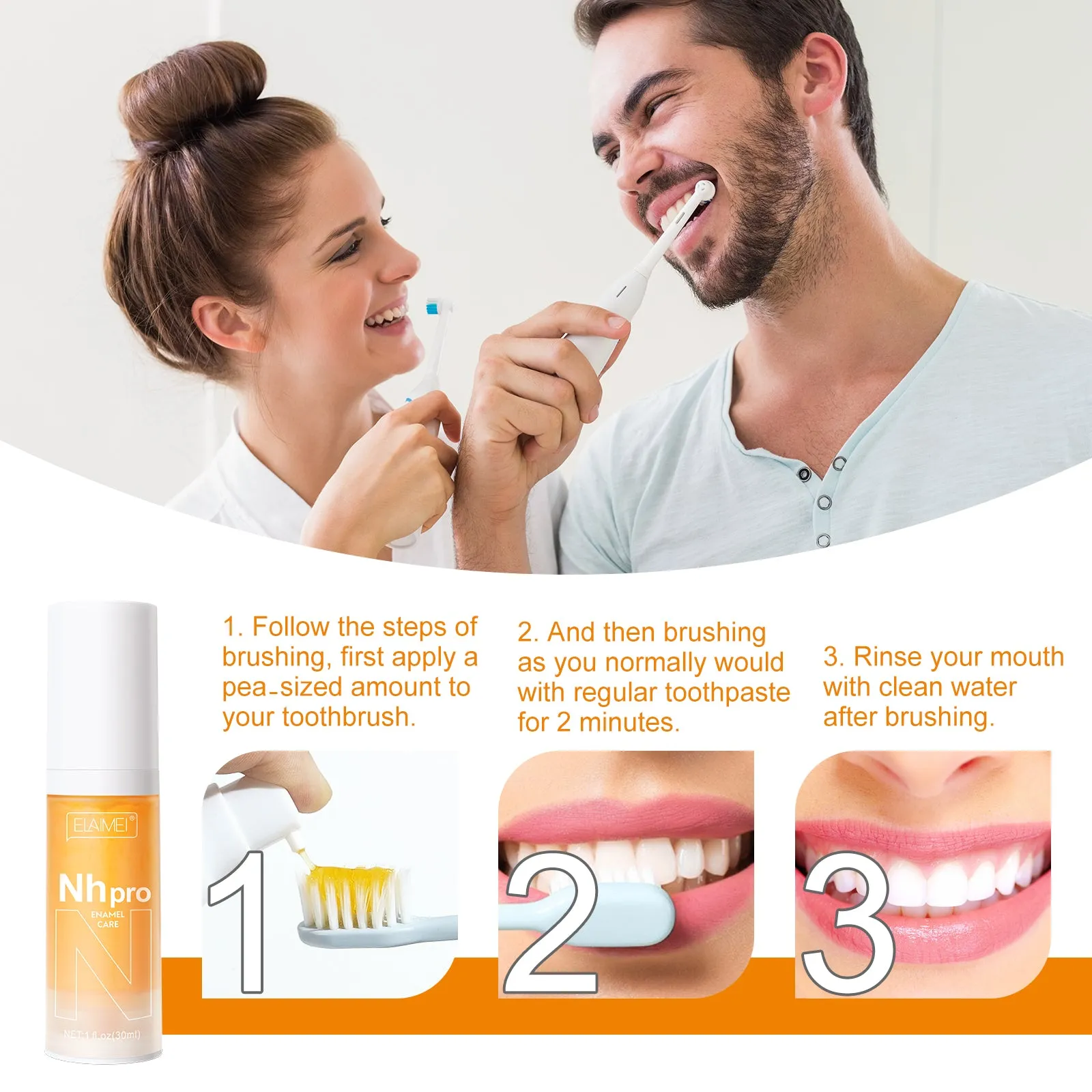 ELAIMEI Repair Teeth Whitening Toothpaste