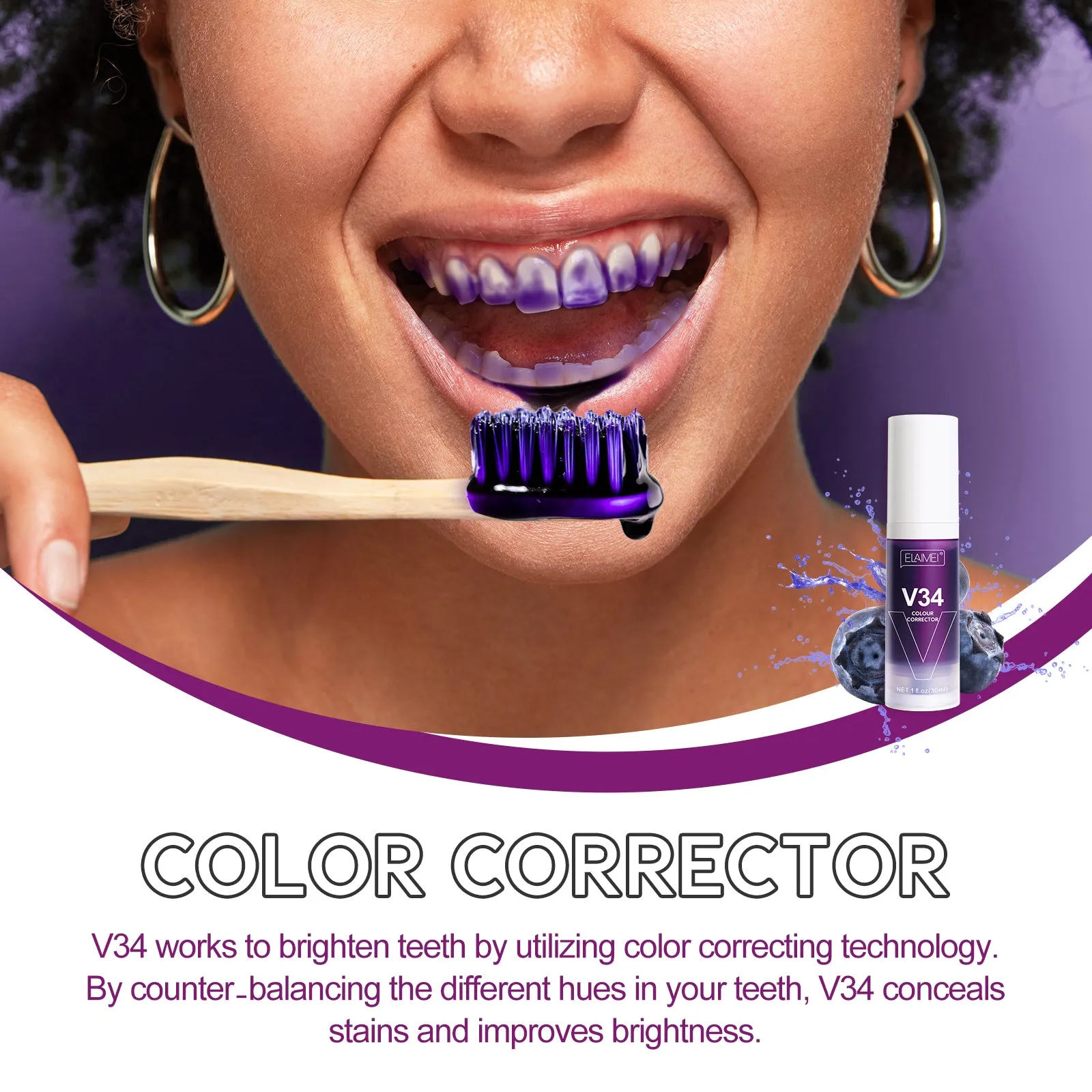 ELAIMEI Repair Teeth Whitening Toothpaste