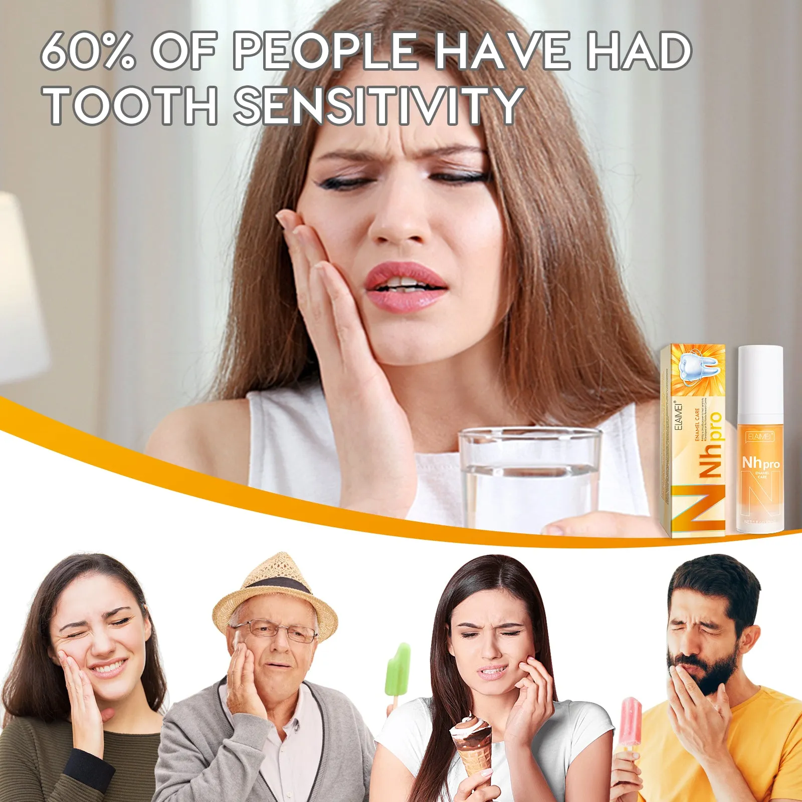 ELAIMEI Repair Teeth Whitening Toothpaste