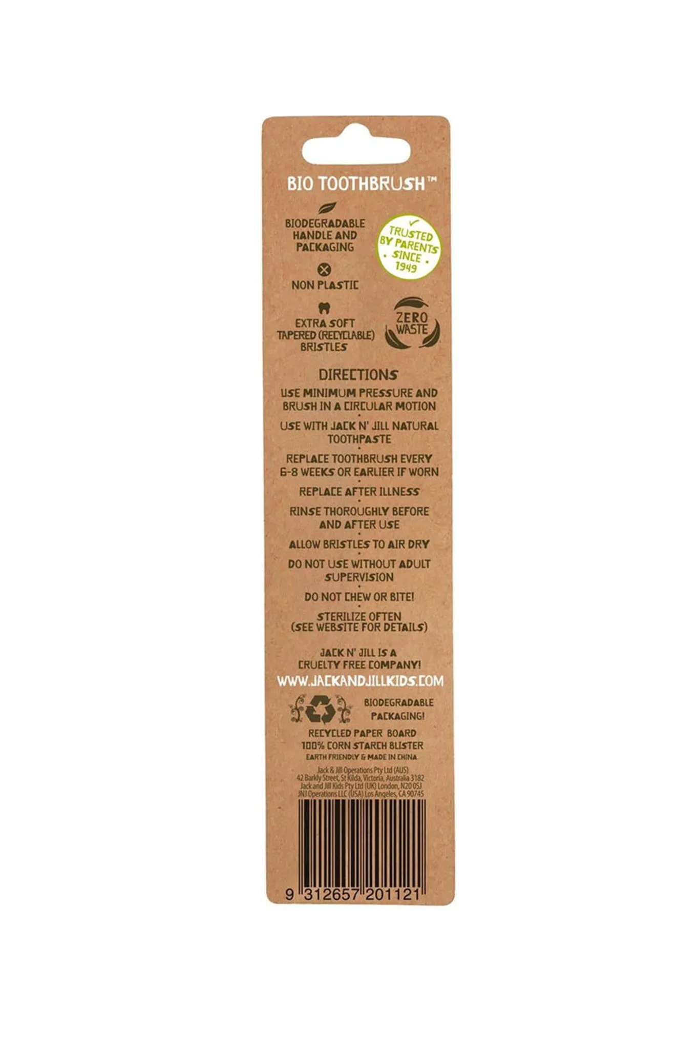 Jack N' Jill Toothbrush