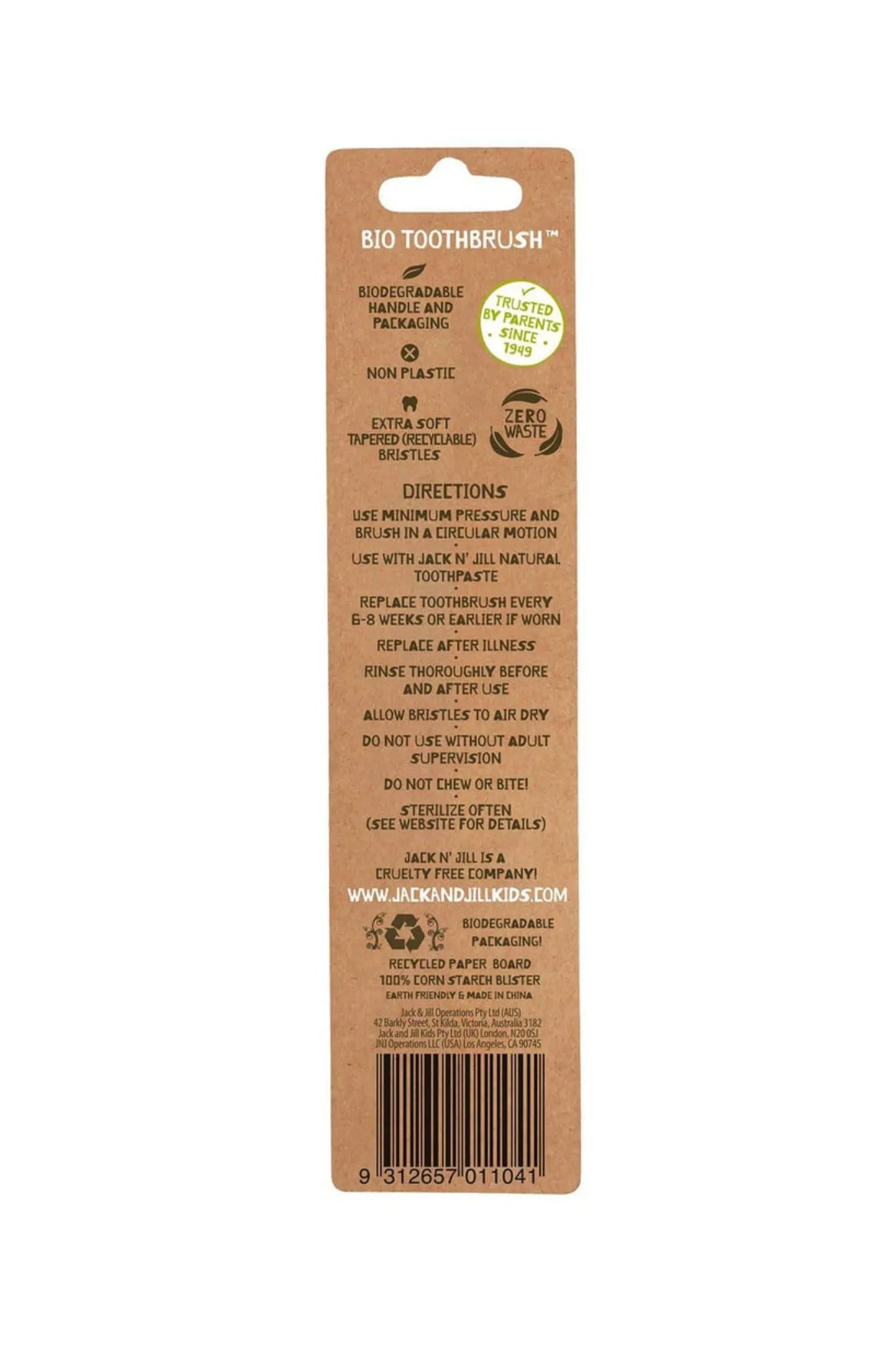 Jack N' Jill Toothbrush