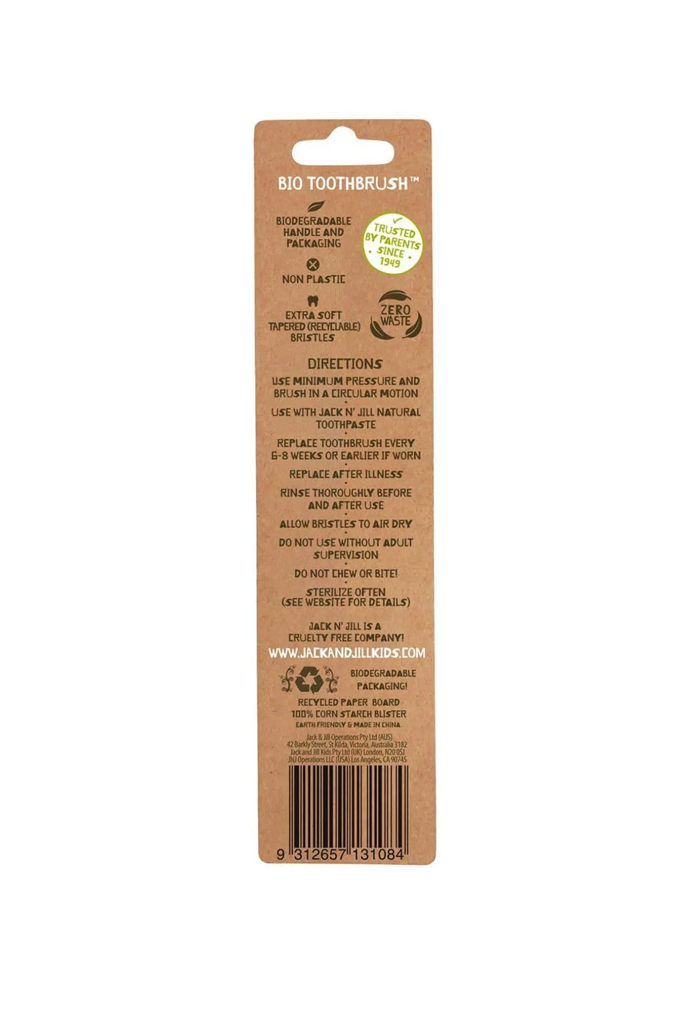 Jack N' Jill Toothbrush