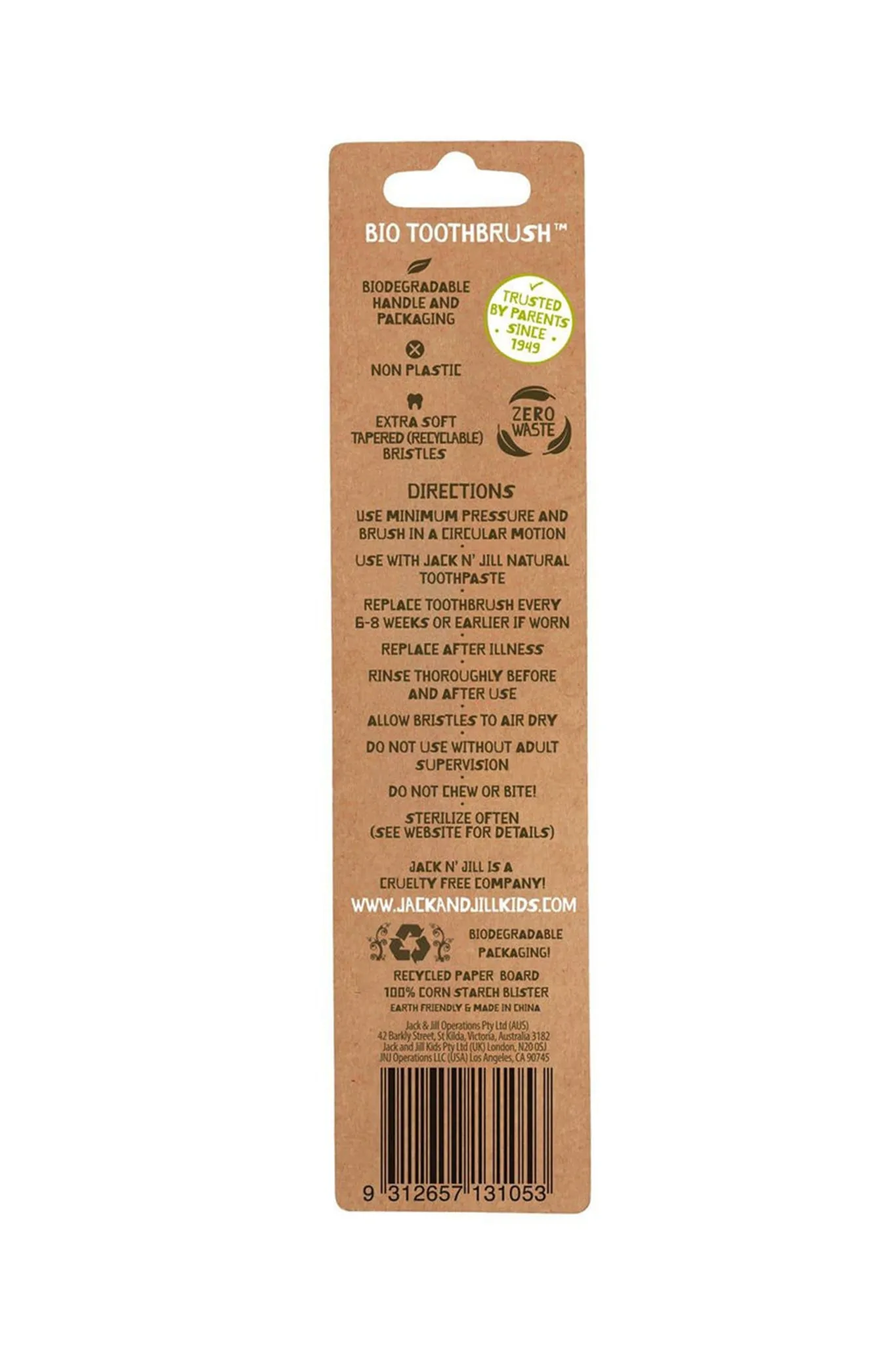 Jack N' Jill Toothbrush