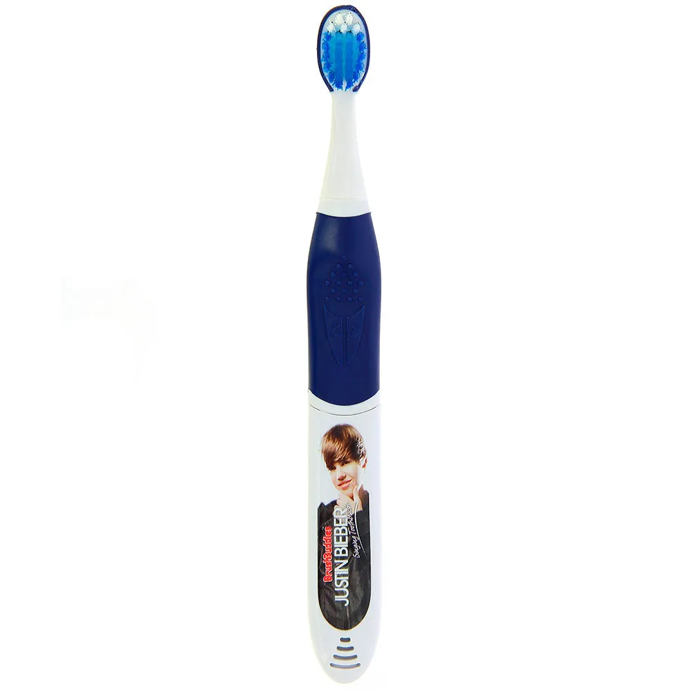 Justin Bieber Singing Junior Toothbrush (Baby & U Smile) BLUE