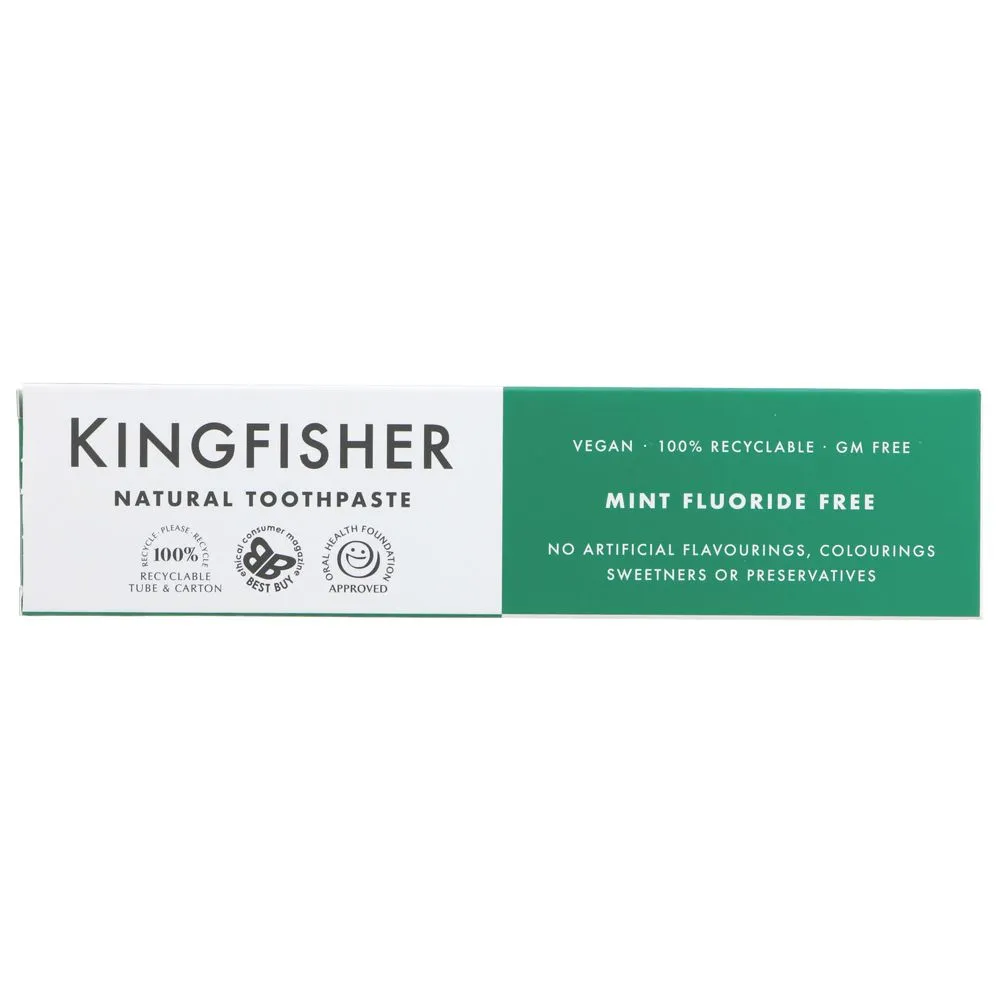 Kingfisher Fluoride Free Mint Toothpaste 100ml