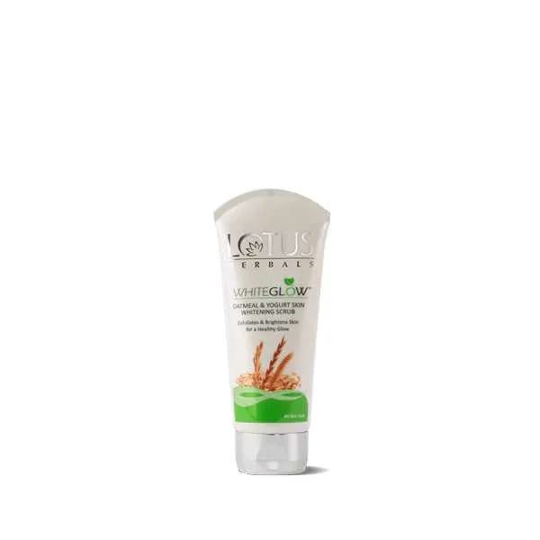 Lotus Herbals whiteglow Skin Brightening Oatmeal & Yogurt Scrub 100g