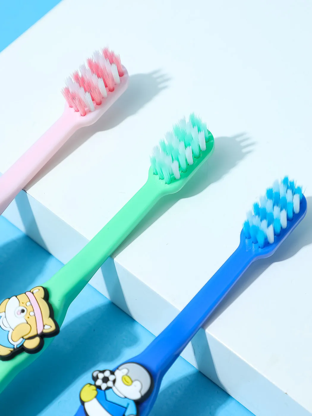 MINISO Mini Family Sports Lovely Toothbrushes for Kids (3 pcs)