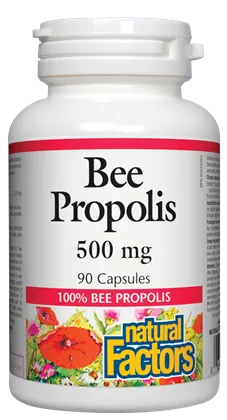 Natural Factors Bee Propolis (500mg) (90 Capsules)