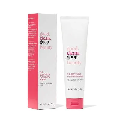 Open Box - good.clean.goop The Body Facial Exfoliating Scrub - 5 oz
