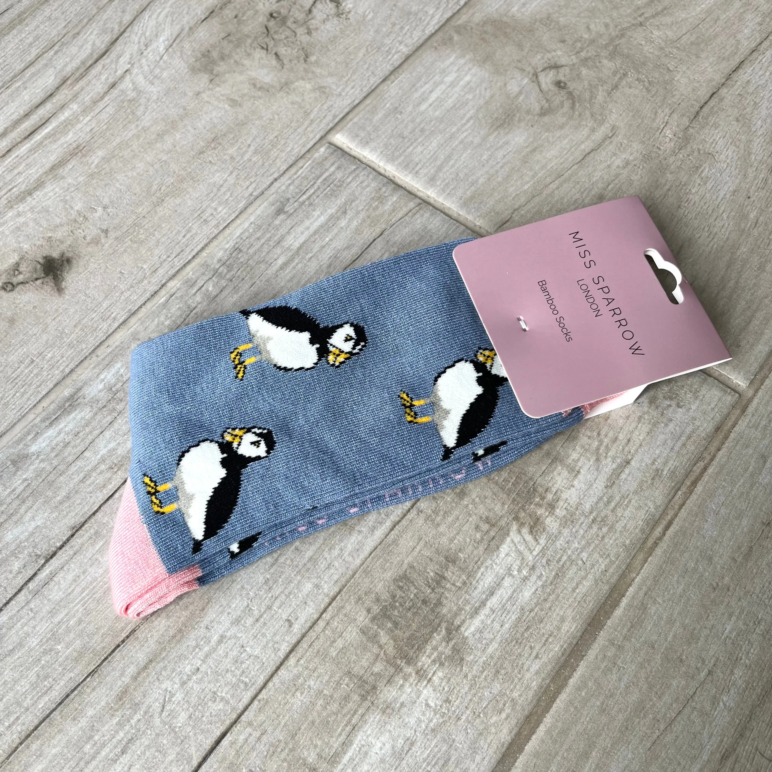 Puffin Bamboo Socks Womens