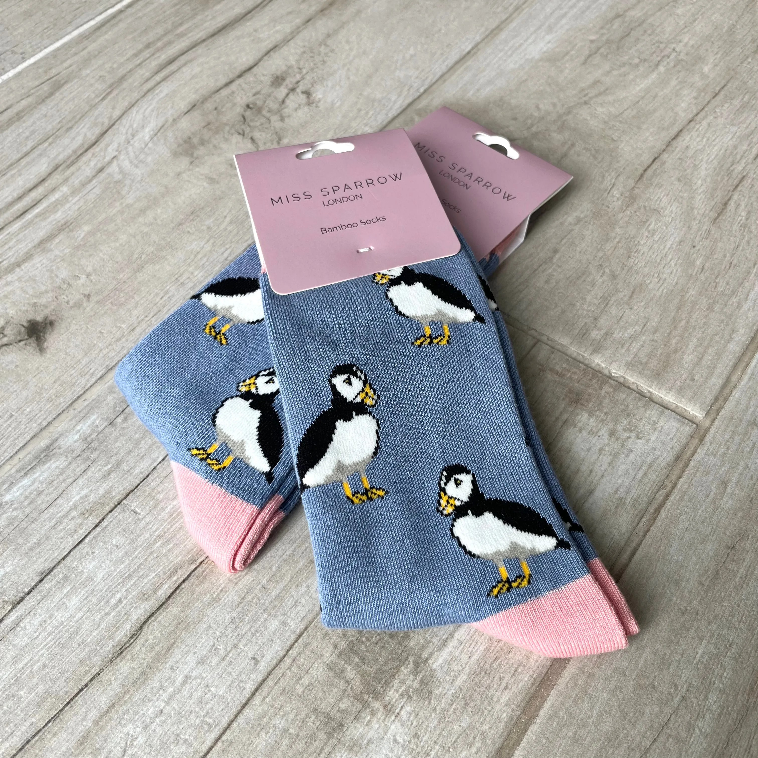 Puffin Bamboo Socks Womens