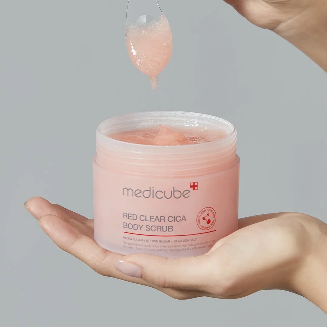Red Clear Cica Body Scrub
