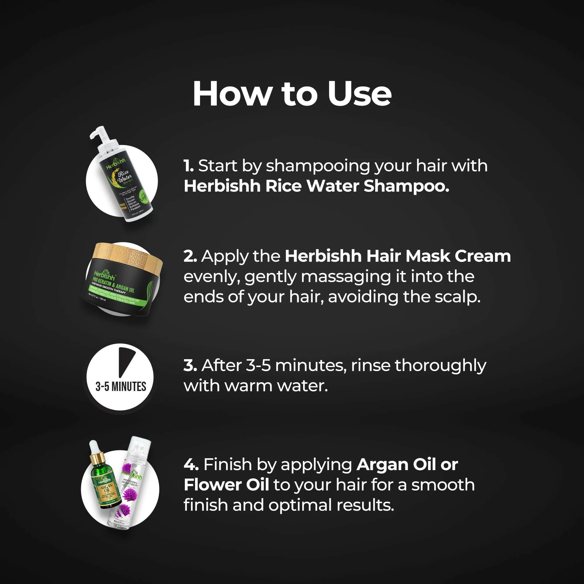 Rehab combo for overly treated hair - Herbishh