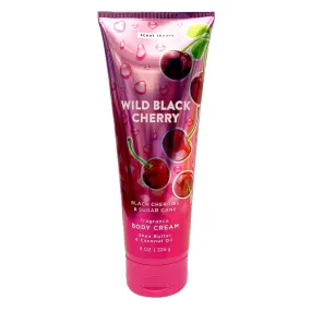 Scent Theory Hand and Body Cream with Shea Butter, Wild Black Cherry, 8 oz, for all skin types