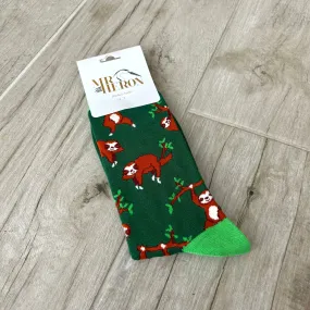 Sloth Bamboo Socks Mens