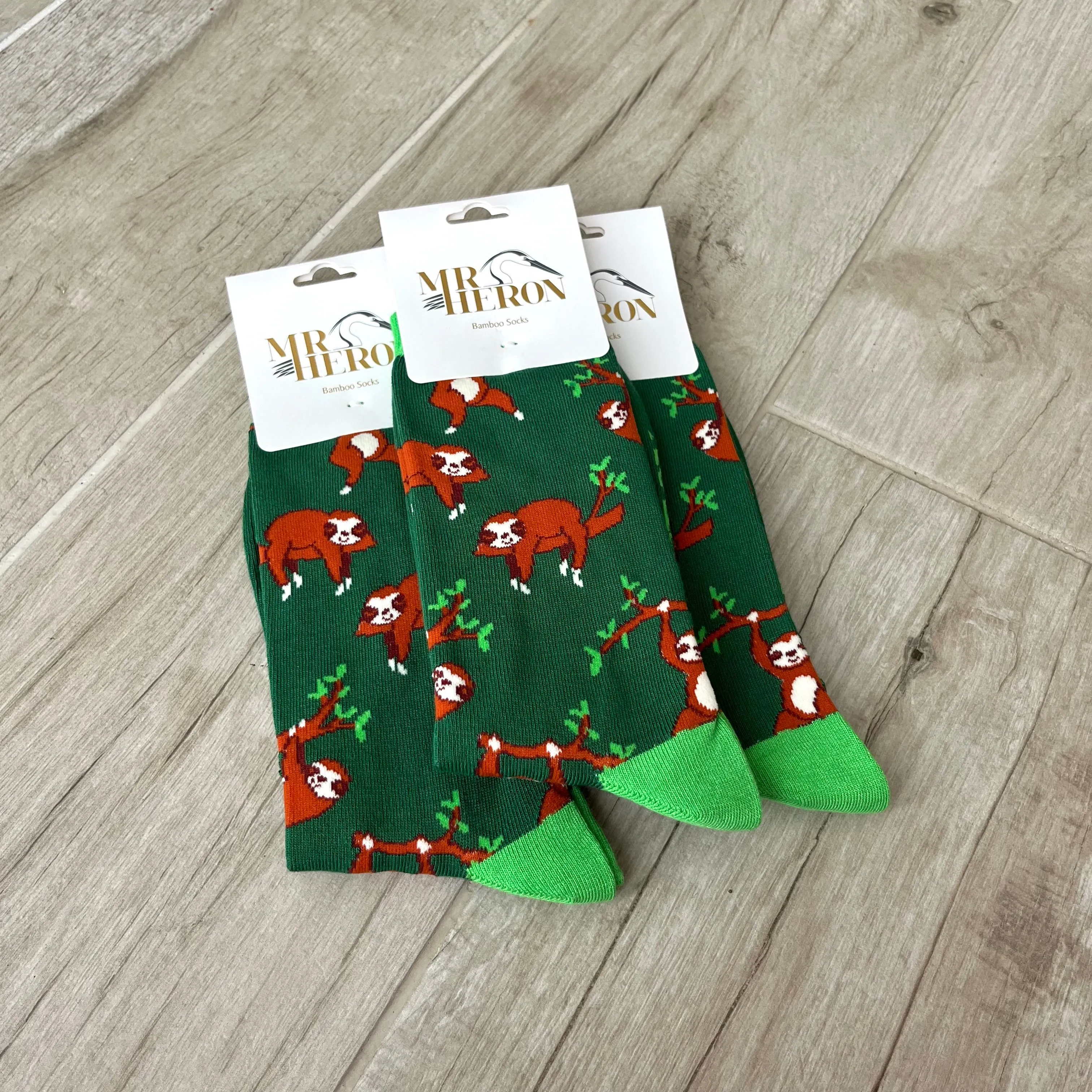 Sloth Bamboo Socks Mens