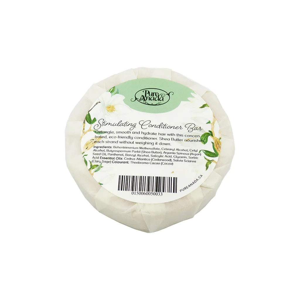 Stimulating (Cedarwood & Clary Sage) Natural Conditioner Bar - Pure Anada