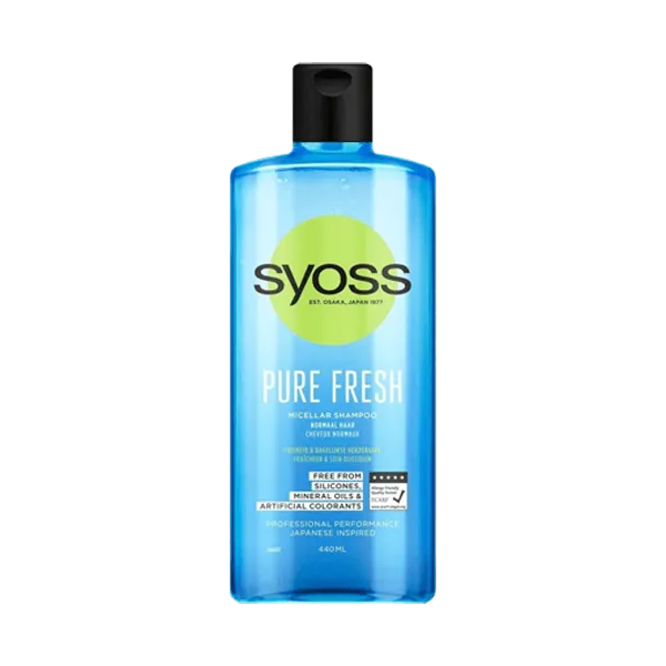 SYOSS PURE FRESH MICELLAR SHAMPOO 440ML