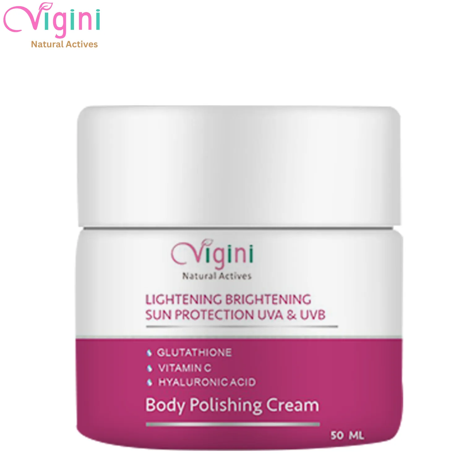 Vigini Skin Lightening Brightening Body Whitening Polishing D Tan Underarm Removal Kojic Acid Cream-50ml
