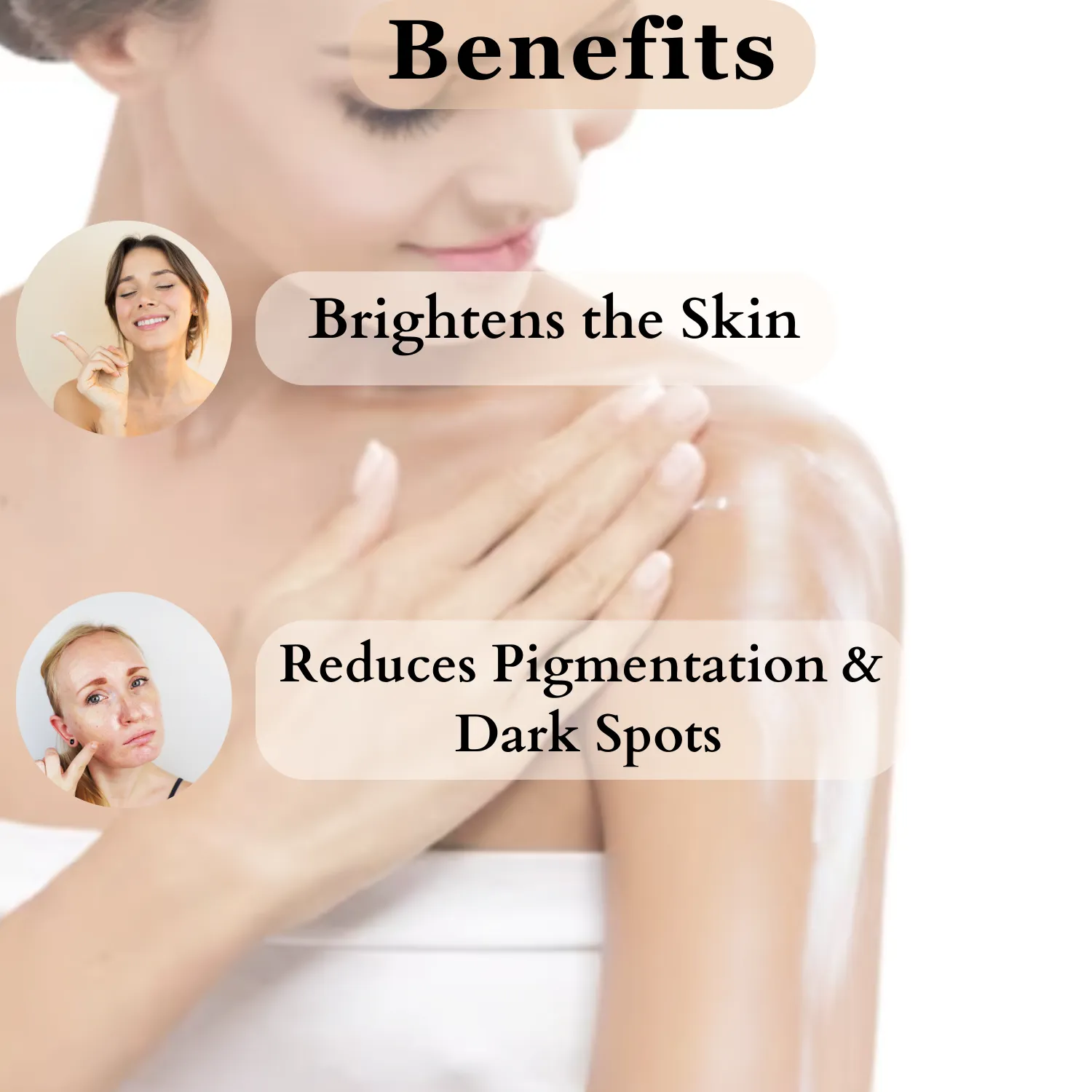 Vigini Skin Lightening Brightening Body Whitening Polishing D Tan Underarm Removal Kojic Acid Cream-50ml
