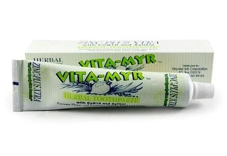 Vita-Myr Zinc  Toothpaste 5.4 oz Tube