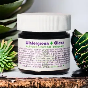 Wintergreen Clean Activated Charcoal Toothpaste