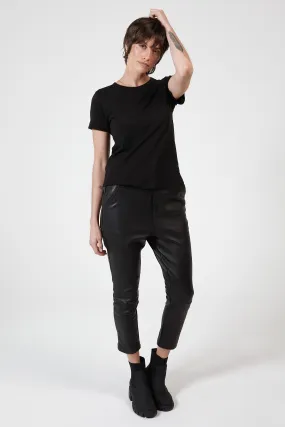 ZEPHYR SLUB TEE - BLACK